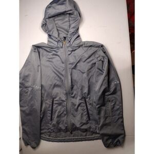 Nike Storm FIT Women's Gray Active Jacket Lightweight‎ Hooded Zip Size M